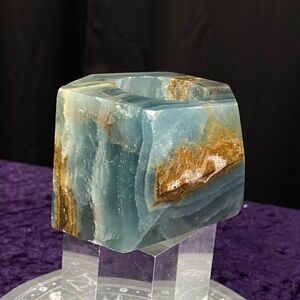 Blue Onyx Candle Holders 🕯️🟤🕯️